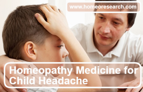 homeopathic remedy for child headache