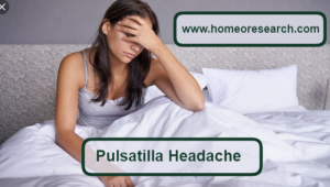 Pulsatilla headache
